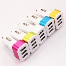 Heißer triple usb universal kfz-ladegerät usb sockel 3 port auto-ladegerät 2.1a 1a 1a für iphone samsung heißer verkauf(China)