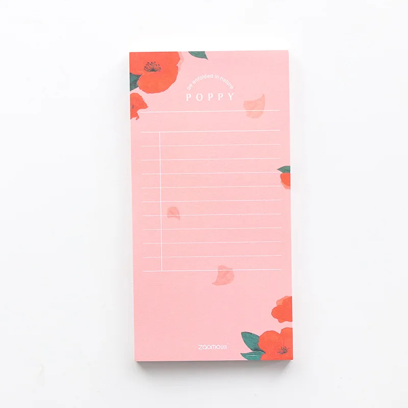 1 шт. креативный цветок самоклеющийся Набор стикеров для заметок листы закладки кавайные канцелярские школьные офисные канцелярские принадлежности - Цвет: Pink