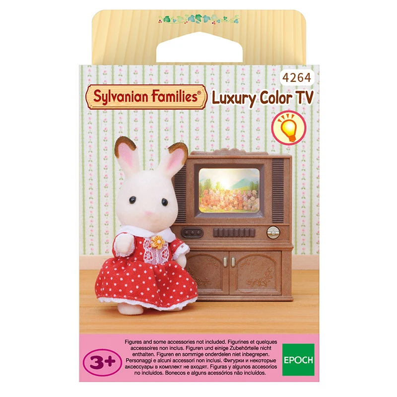 Sylvanian Families Игровой Набор для кукольного домика роскошный цветной ТВ набор мебели аксессуары подарок игрушка для девочки без фигурки Новинка#4264