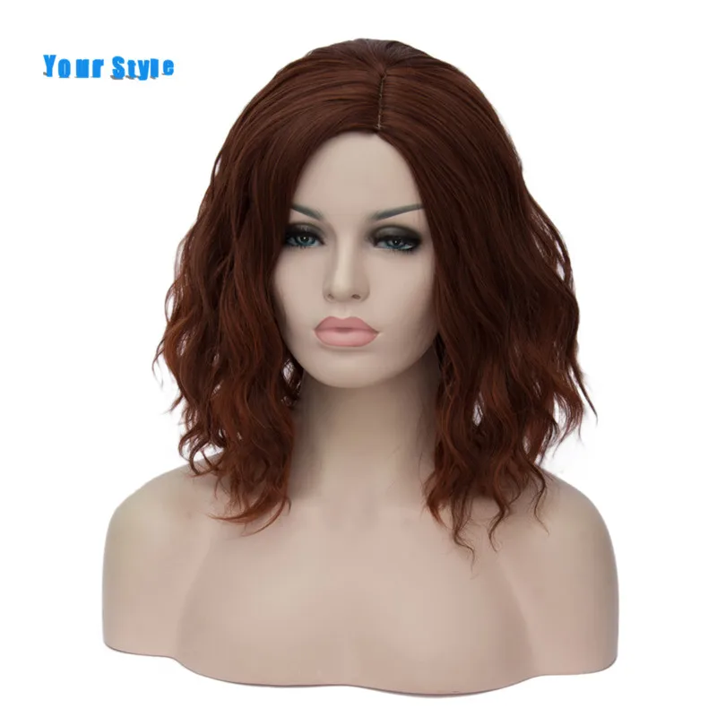 Tu estilo 22 colores Ombre color rojo corto ondulado BOB Cosplay pelucas femeninas sintéticas naturales pelucas mujeres verde rosa arco iris Tu estilo 22 colores Ombre color rojo corto ondulado BOB Cosplay pelucas femeninas sintéticas naturales pelucas mujeres verde rosa arco iris