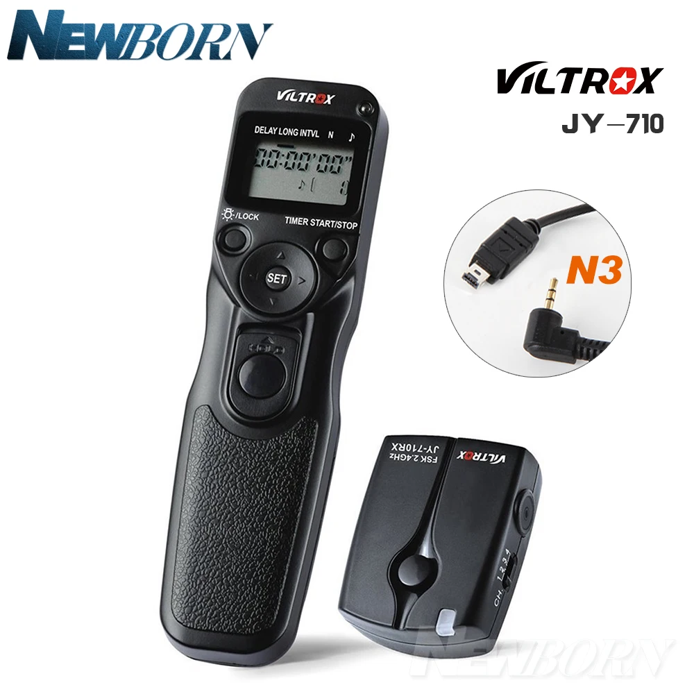 Wireless Timer Remote For Nikon D7500 D7200 D7100 D7000 D5600 D5500