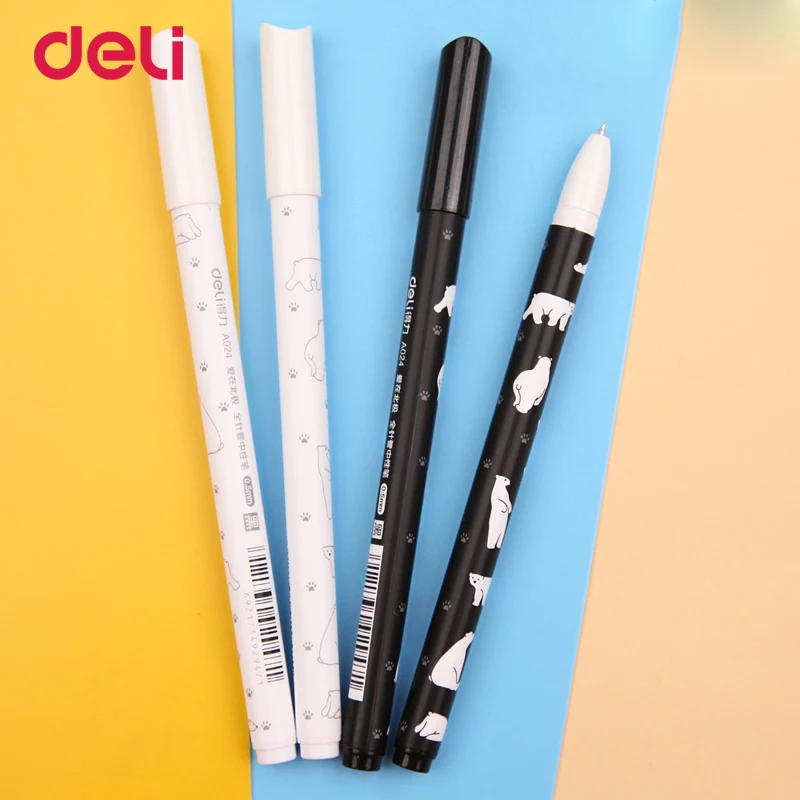 Buy Deli New Arrival Gel Pen black water ink Novelty Korean Design pen School