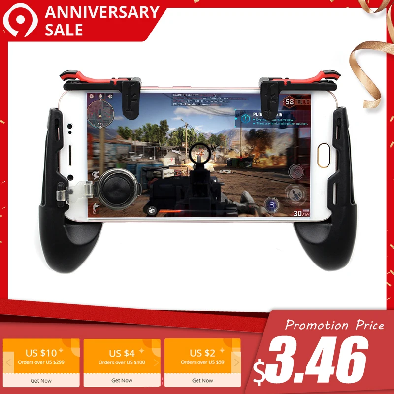 

Pubg Trigger For Gamepad For Mobile Phone Game Controller l1R1 Shooter Trigger Fire Button For IPhone For Knives Out
