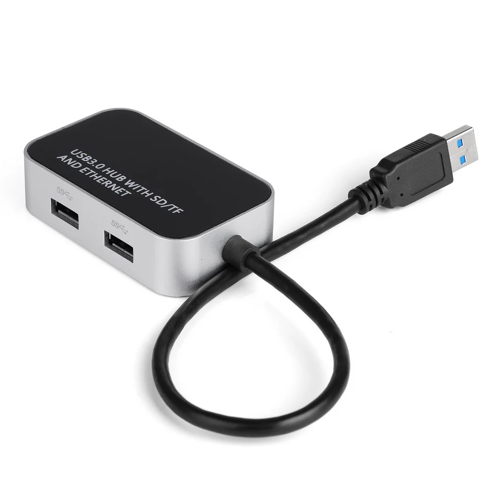 USB 3.0 Multi Function Gigabit Lan Adapter + SD/ TF Card