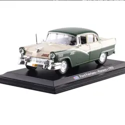 1/43 шкала статических Модель куба Ford Fairlane Havana 1955 такси автомобиль из литого металла модель игрушки F детские подарки коллекция Оригинальная
