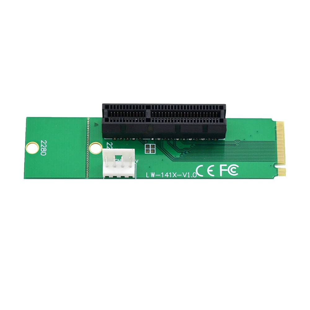 CHIPAL PCI E 4X к NGFF M.2 Райзер карта PCIe X4 M2 ключ адаптер Express для майнера биткоинов LTC|riser