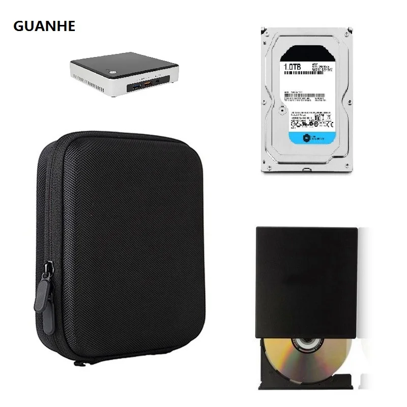 Buy GUANHE 3.5 inch External CD DVD Drives Case SATA