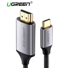 Ugreen USB C HDMI Cable Type C to HDMI Thunderbolt 3 for MacBook Samsung Galaxy S9/S8 Huawei Mate 10 Pro P20 USB-C HDMI Adapter