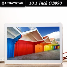 CARBAYSATR Metal 10.1 pulgadas Elegante del androide 5.1 pc de la tableta ROM 64 GB 1280*800 ips de la Tableta Androide del teléfono Móvil 4G Wifi GPS
