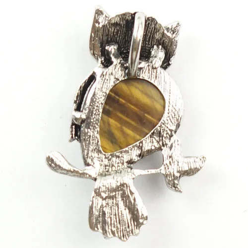 1 шт. тибетская подвеска в виде совы 49x24x7 мм|tiger eye pendant|silver tiger pendantbeads pendant |