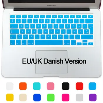 

New Silicone Waterproof UK/EU layout Denmark Keyboard Protector Cover For Apple MacBook Air 13 Pro 13 15 Retina IMac 21.5 27 "