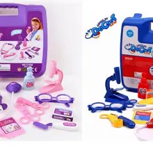 2 цвета Детский Набор доктора игрушки/девочки и подарки на день рождения для мальчиков итеративный Доктор Медсестры игры с медицинская игрушки