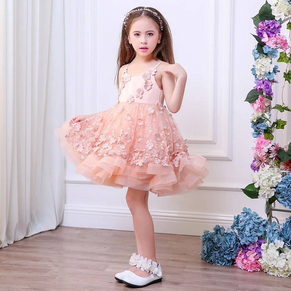 

Girl Pink Dress for Wedding Party