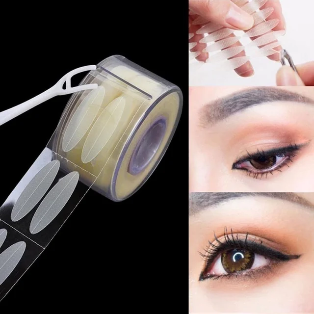 Best Price 600pcs L Invisible Double Fold Eyelid Clear Beige Mesh Eyelid Stripe Big Eye Decoration Shadow Sticker Eyelid Tape Makeup Tools Best Price 600pcs L Invisible Double Fold Eyelid Clear Beige Mesh Eyelid Stripe Big Eye Decoration Shadow Sticker Eyelid Tape Makeup Tools