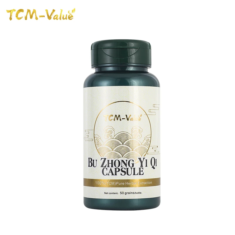 TCM-Value Bu Zhong Yi Qi капсула, подходит для людей, которые часто просыпаются, выпадение волос, мужское и женское бесплодие, 50 шт