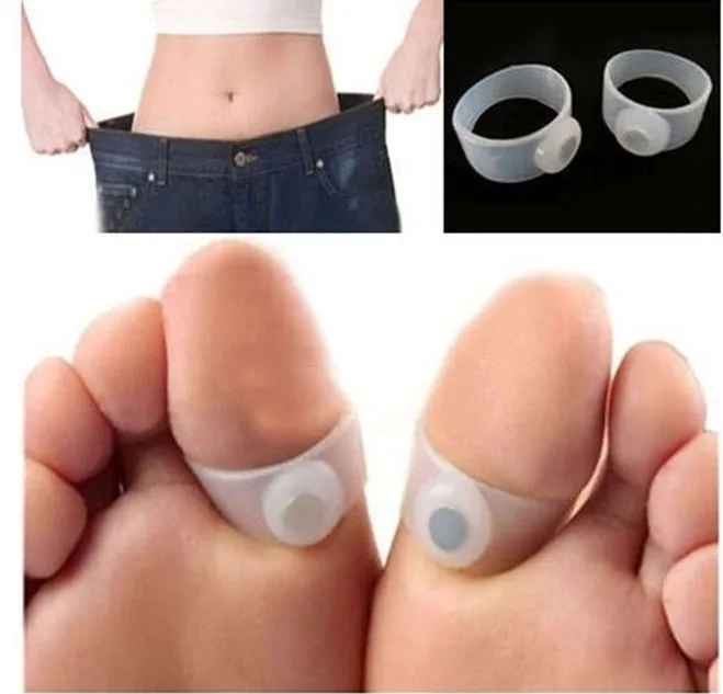

Slimming Silicone Foot Massage Magnetic Toe Ring or Weight Loss Health Care