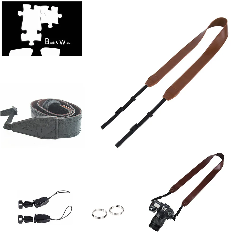 Camera Shoulder Neck Pu Leather Strap for Canon PowerShot SX540 SX530