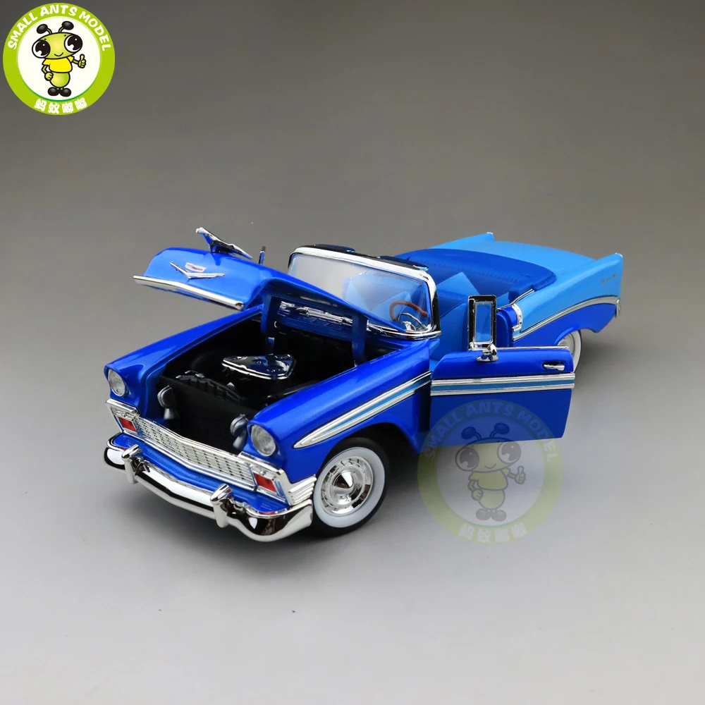 1/18 1956 Chevrolet BEL воздушная дорога подписи литой модельный автомобиль игрушки подарок для мальчиков девочек