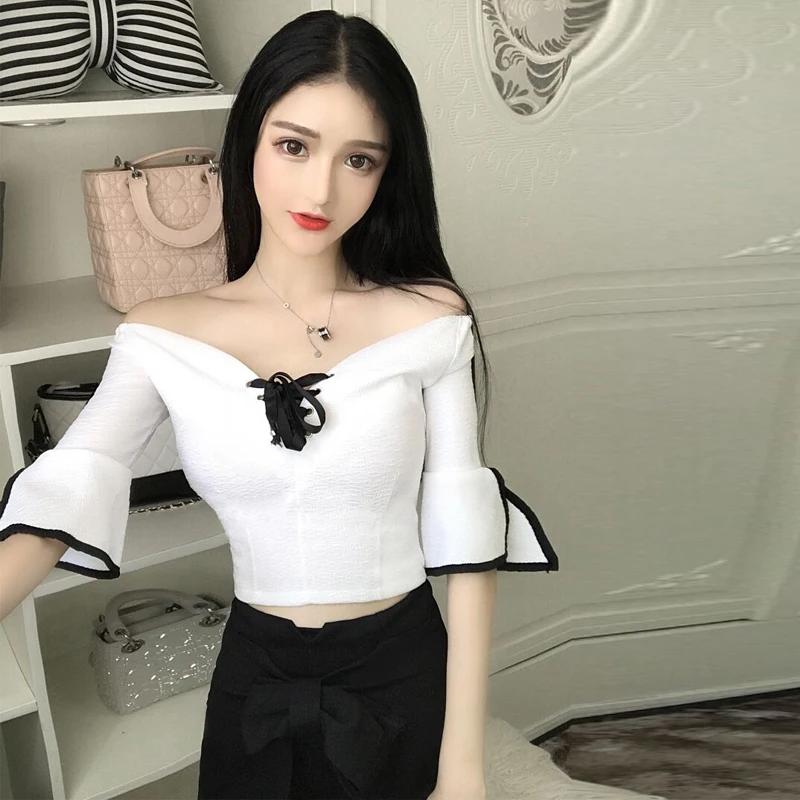 Camisa Del Barca Trendy Queen Playera Corta De Manga Larga Para