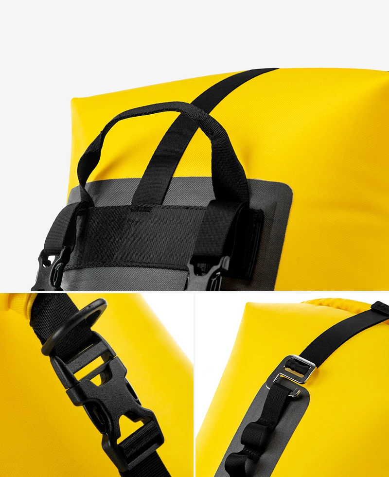 Naturehike Дрифт водонепроницаемый плавательный мешок комбо сухой мокрой сумки каноэ большой рюкзак спорт ПВХ Плечи сумка для воды NH19SB002