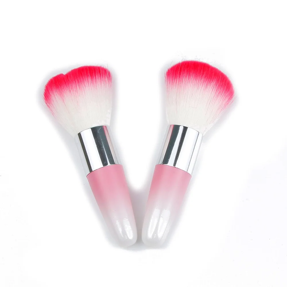 Yinikiz Розовый цвет дизайн ногтей Очиститель пыли косметические кисти УФ гель для
