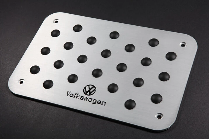 Truck Car Floor Mat Carpet Thick Aluminiun Heel Plate pedal For Volkswagen | Автомобили и мотоциклы