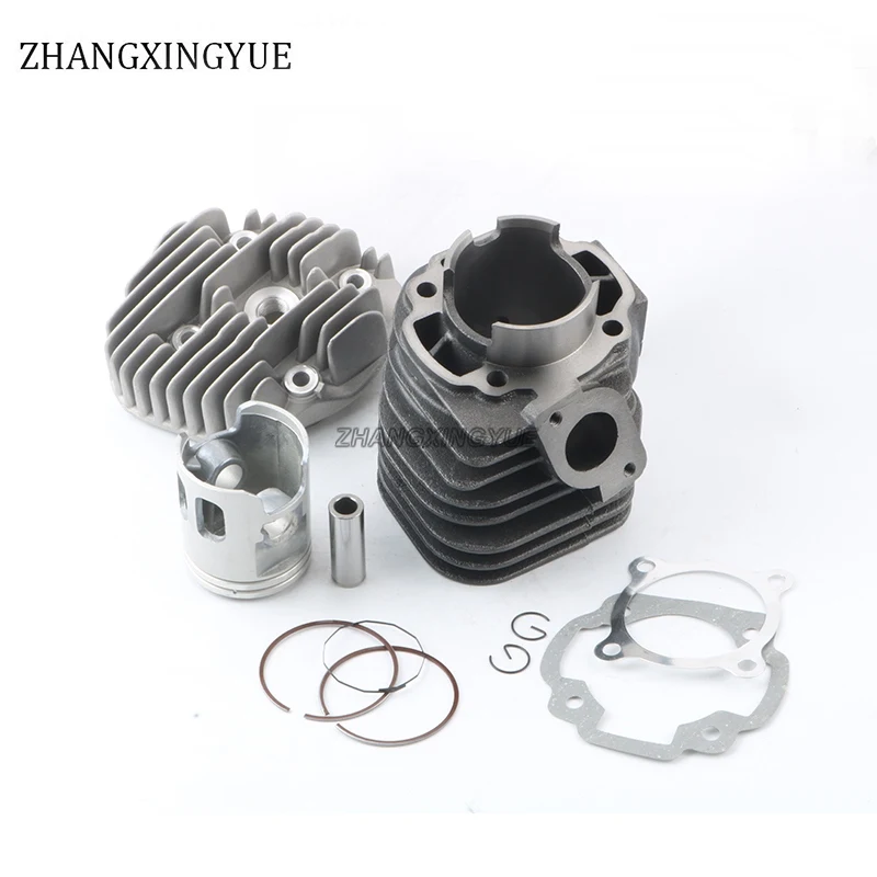 

52mm 100cc Set of cylinder sets + cylinder head cover for MBK Booster 100 Nitro, Ovetto 100 Piston pin 14mm