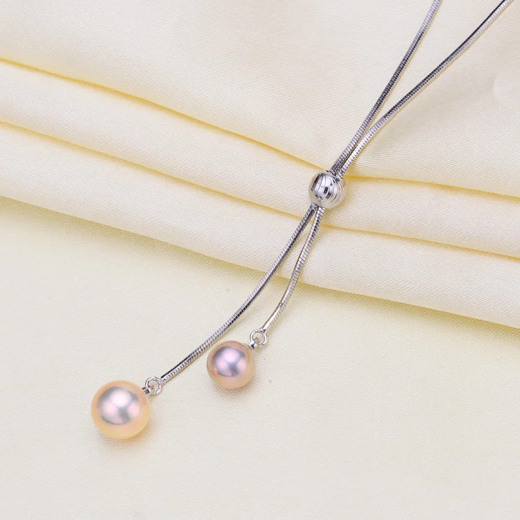 

2 PEARLS Fashion Pearl Necklace Component and Findings, Jewelry Necklace Settings Mountings Parts, Nice Gift for Women