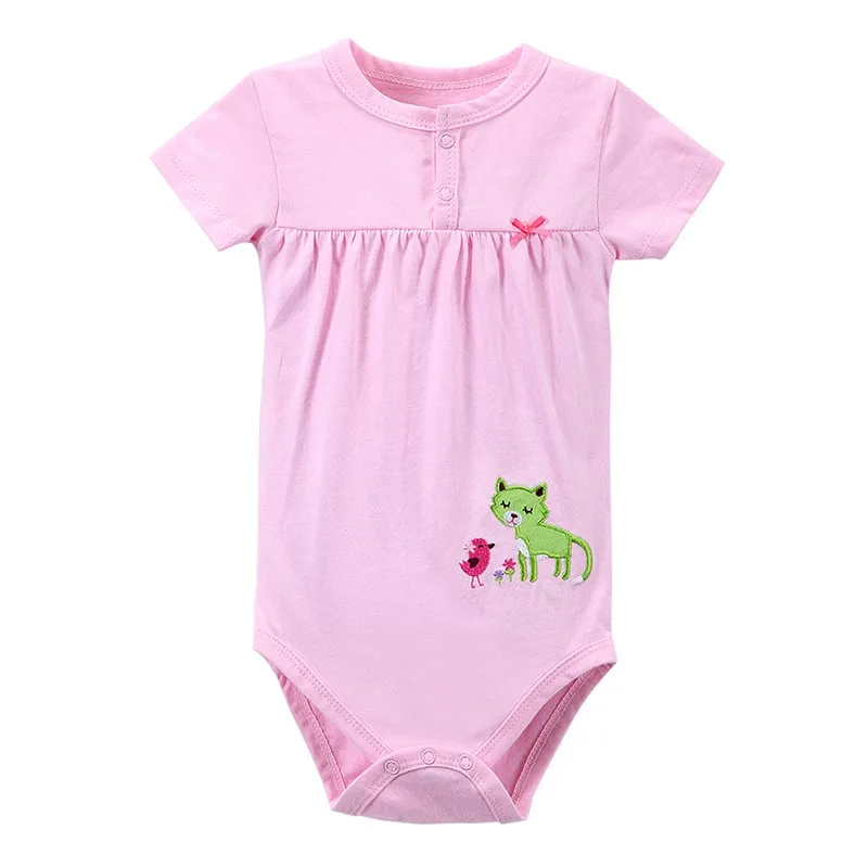 2016 Summer Baby Rompers Girls Kid Jumpsuit Baby Girl Romper Clothing Short Sleeve Vestidos Meninas Roupas Bebes Baby Rompers (2)