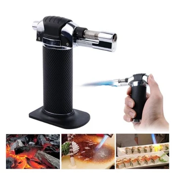 

Windproof Refillable Gas Micro Jet Butane Torch Lighter Outdoor Cooking Tool