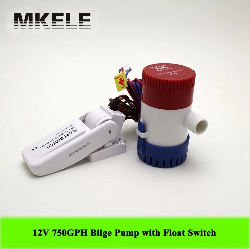 Hot Sale MKBP G750 12 12V 750GPH Submersible Mini Electric