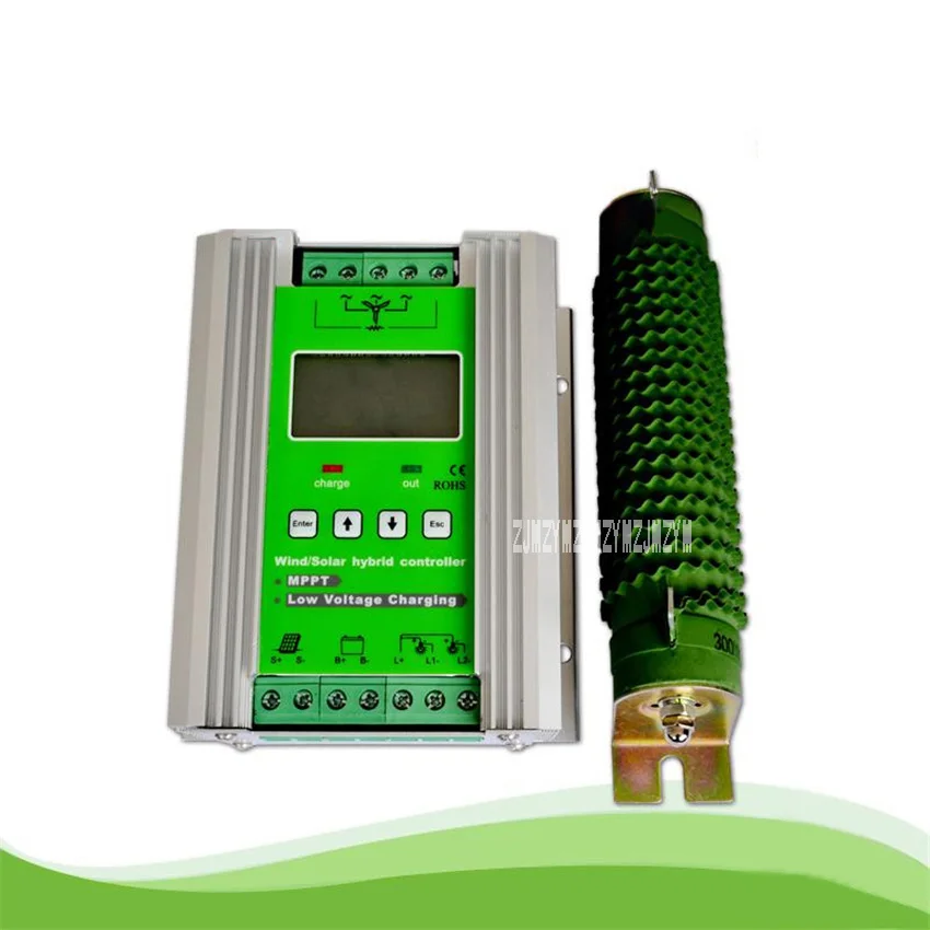 

JW-MPPT2480 High-end Type MPPT Solar Module Wind And Solar Hybrid Charge Controller 800W Wind+600W 50A Solar 12/24V Hot Selling