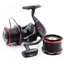 8000 9000 серия Рыболовная катушка с двумя катушками 11BB, длинная Катушка для спиннинга, рыболовная лодка, соленая вода, ловля карпа, B169