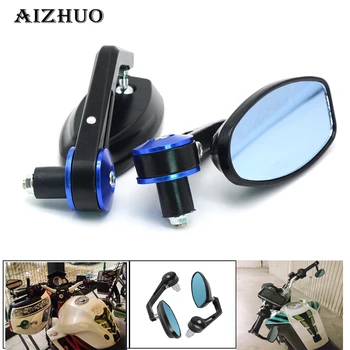 

7/8" 22mm Universal Motorcycle Mirror View Side Rear Mirror For YAMAHA R1 2004 2005 2006 KAWASAKI Z1000 Z800 Z750