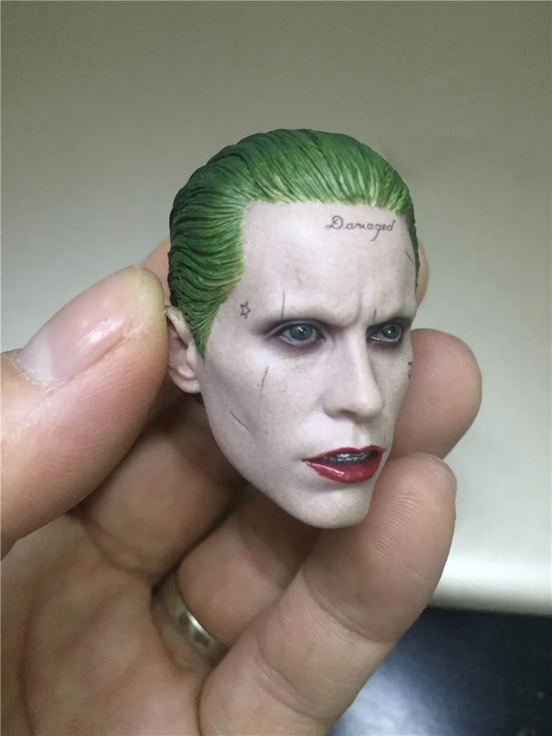 2 стиля 1:6 голова Джареда Leto Лепка отряд самоубийц модель головы Джокера