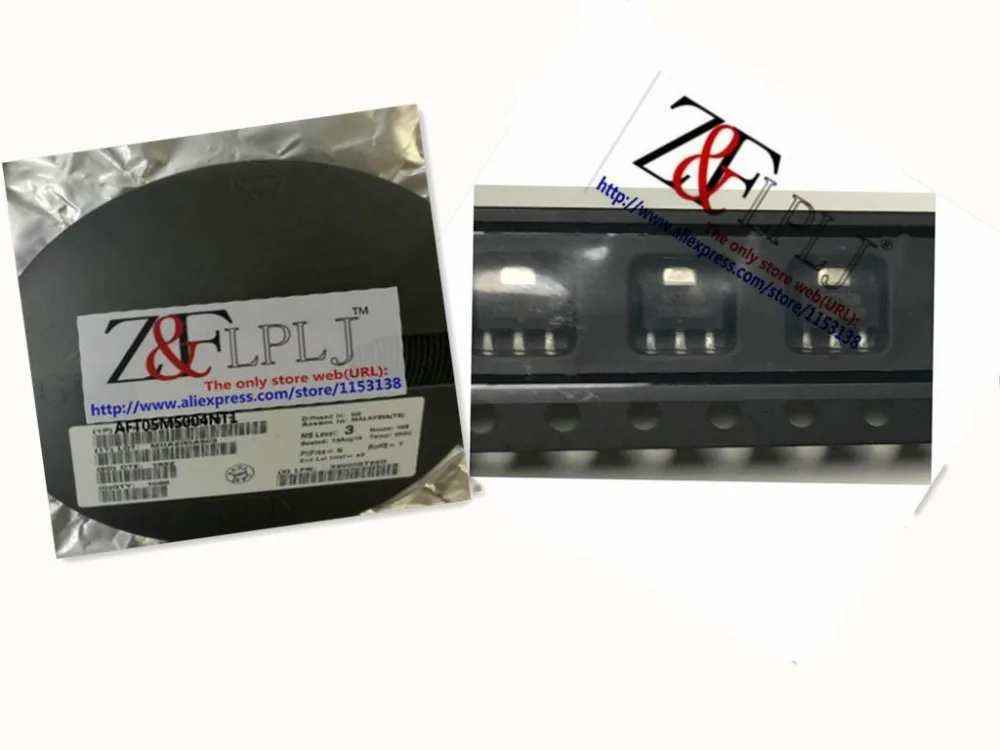 AFT05MS004NT1 AFT05MS004N 136 941 MHz 4 W 7 5 V WIDEBAND RF POWER 