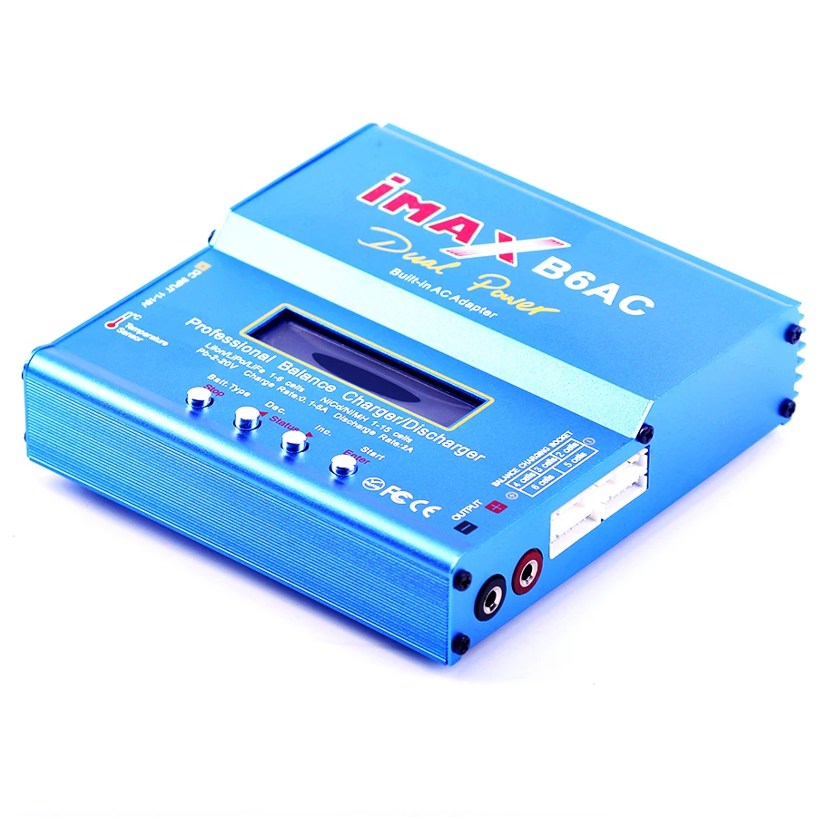 IMAX B6AC 80 Вт Lipo NiMh Li Ion Ni CdRC Цифровое зарядное устройство для радиоуправляемого