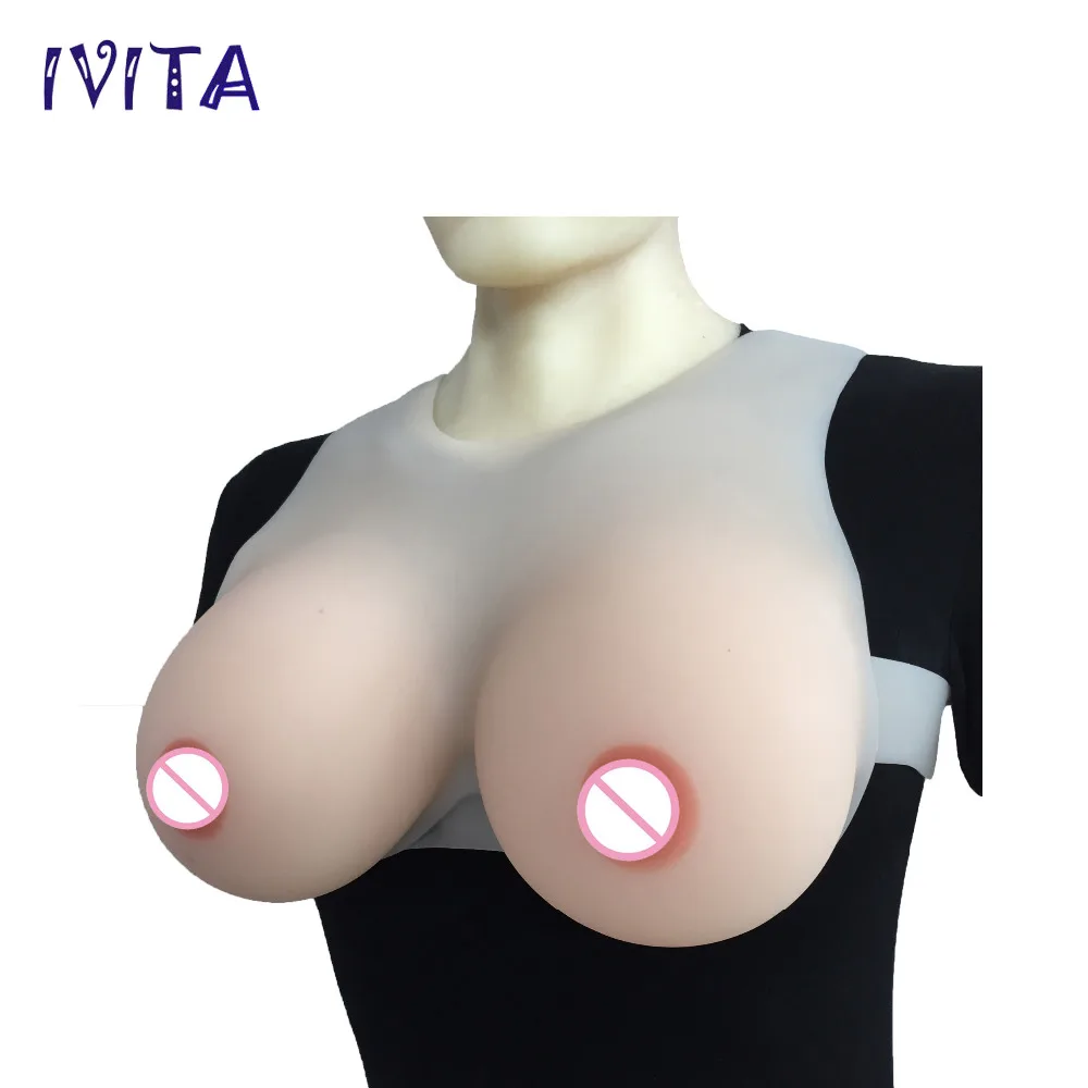 Free Shipping 3600g/pair White Fake Boobs Realistic Fake Breast Forms Transvestite Drag Queen Crossdresser Huge Breast Forms