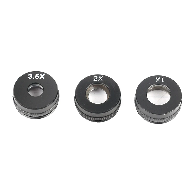 Coaxial óptico lente objetiva auxiliar 1X 2X