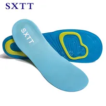 SXTT Silicone Gel Insoles Shoe Inserts Shock Absorption Shoe pad Foot Care Foot Pain & Plantar Fasciitis Sport Insoles Man Women 10 pairs sport insole shock absorption pads running sport shoe inserts breathable insoles foot care men and women