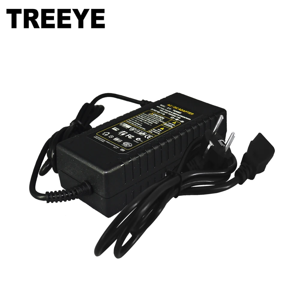 

TREEYE DC Power Supply 48V 3A Adapter Charger for CCTV POE Camera