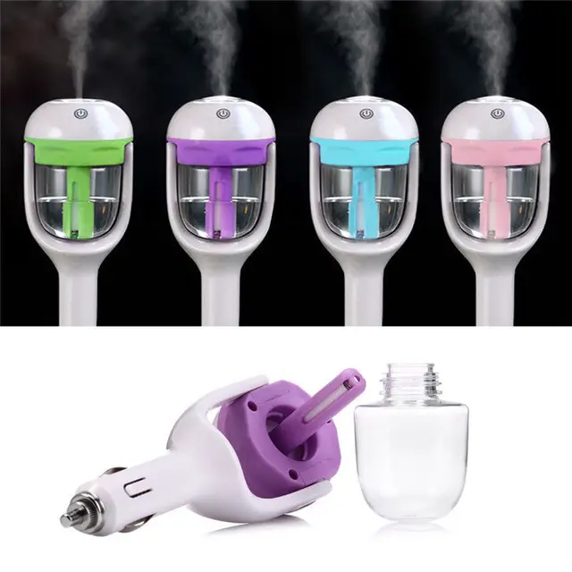 freshener air vs diffuser Car Freshener Aromatherapy Diffuser Purifier Aroma Diffuser Humidifier Essential DC Oil Air 50ML