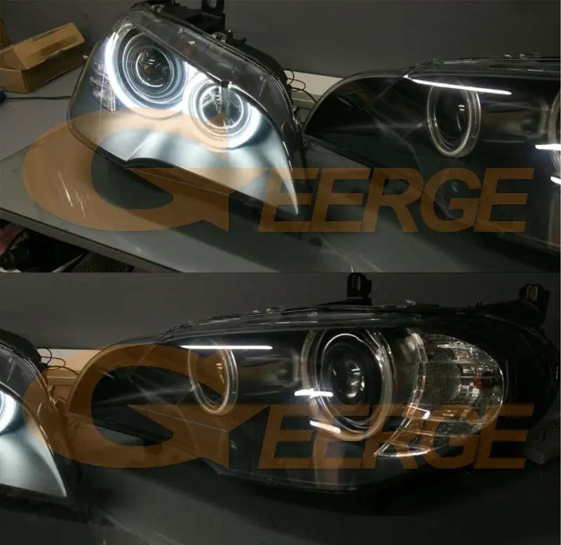 4X Excellent Halo Ring CCFL Angel Eyes kit For BMW X5 e70 2007 2008 2009 2010 