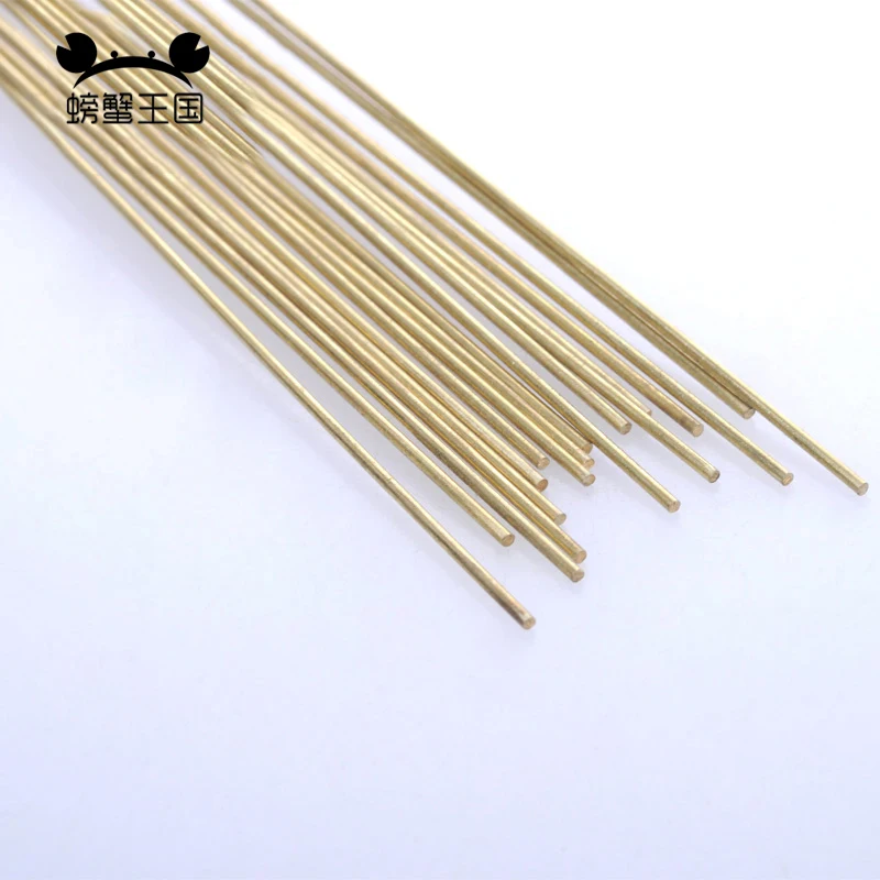 

20PCS Brass Rod Drive Shaft 300mm Length Copper Transmission Axle Accessories for RC Boat/Car/Airplane Modle