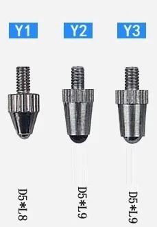 3-10 шт. M2.5 калибровочный зонд, игольчатый наконечник зонда для циферблата индикатор, высота измерительная игла высота ДАТЧИК