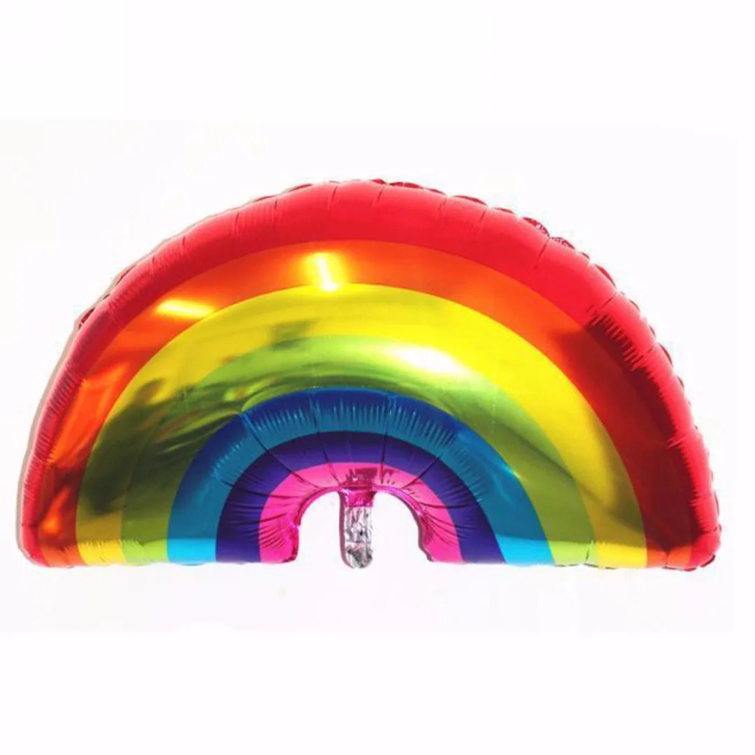 1pc DIY Cute Giant Rainbow Foil Balloon Baby Shower Kids Birthday Party Decor Ornament
