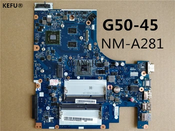 

KEFU Free Shipping NM-A281 Laptop motherboard For Lenovo G50-45 with CPU Tested perfect working