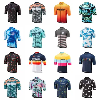 

2019 morvelo Cycling short Sleeves jersey Men's Road Bike Clothing MTB Shirt Shirt Maillot Ciclismo U51308