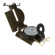 MagiDeal Военный компас Кемпинг Пешие Прогулки пластиковый складной многофункциональный для выживания инструмент