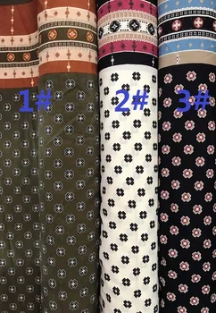 

145cm width Composite flower fabric geometry pattern for skirt suit-dress hair accessory CH-7304